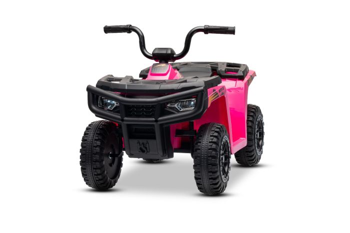 Licencovaná elektrická štvorkolka Arctic Cat 12V so zadným pohonom, ružová, LED svetlá, Lítiová batéria, 2 x 25W motor, Originál Licencia