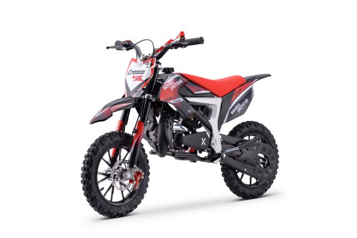 Benzínová motorka pre deti Beneo Motors CROSS SX červená - 50cm3