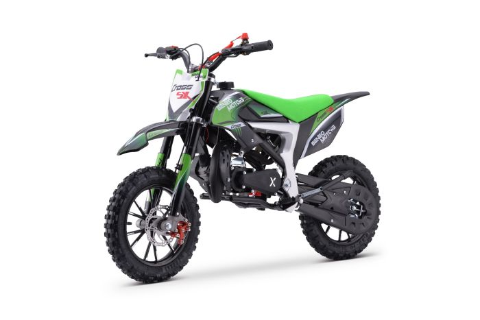 Benzínová motorka pre deti Beneo Motors CROSS SX zelená - 50cm3