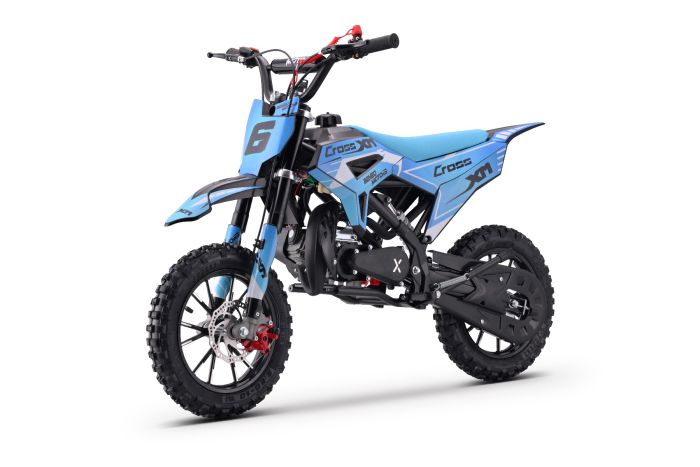 Benzínová motorka pre deti Beneo Motors CROSS XM modrá - 50cm3