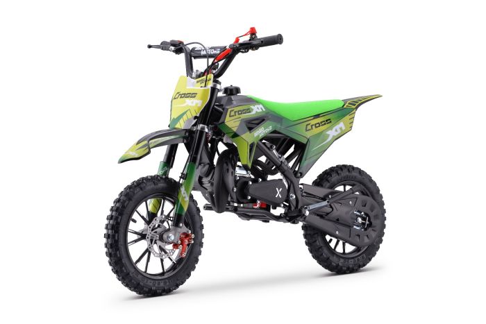 Benzínová motorka pre deti Beneo Motors CROSS XM zelená - 50cm3