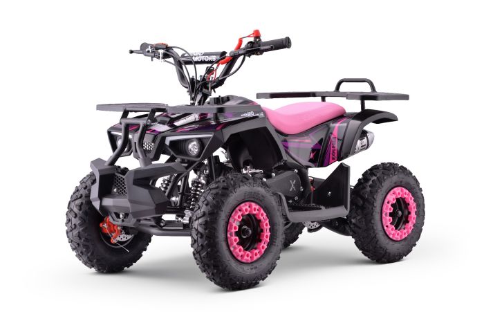 Benzínová štvorkolka pre deti Beneo Motors Explorer ružová - 50cm3