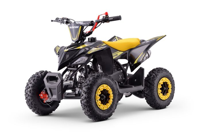 Benzínová štvorkolka pre deti Beneo Motors Adventure žltá - 50cm3