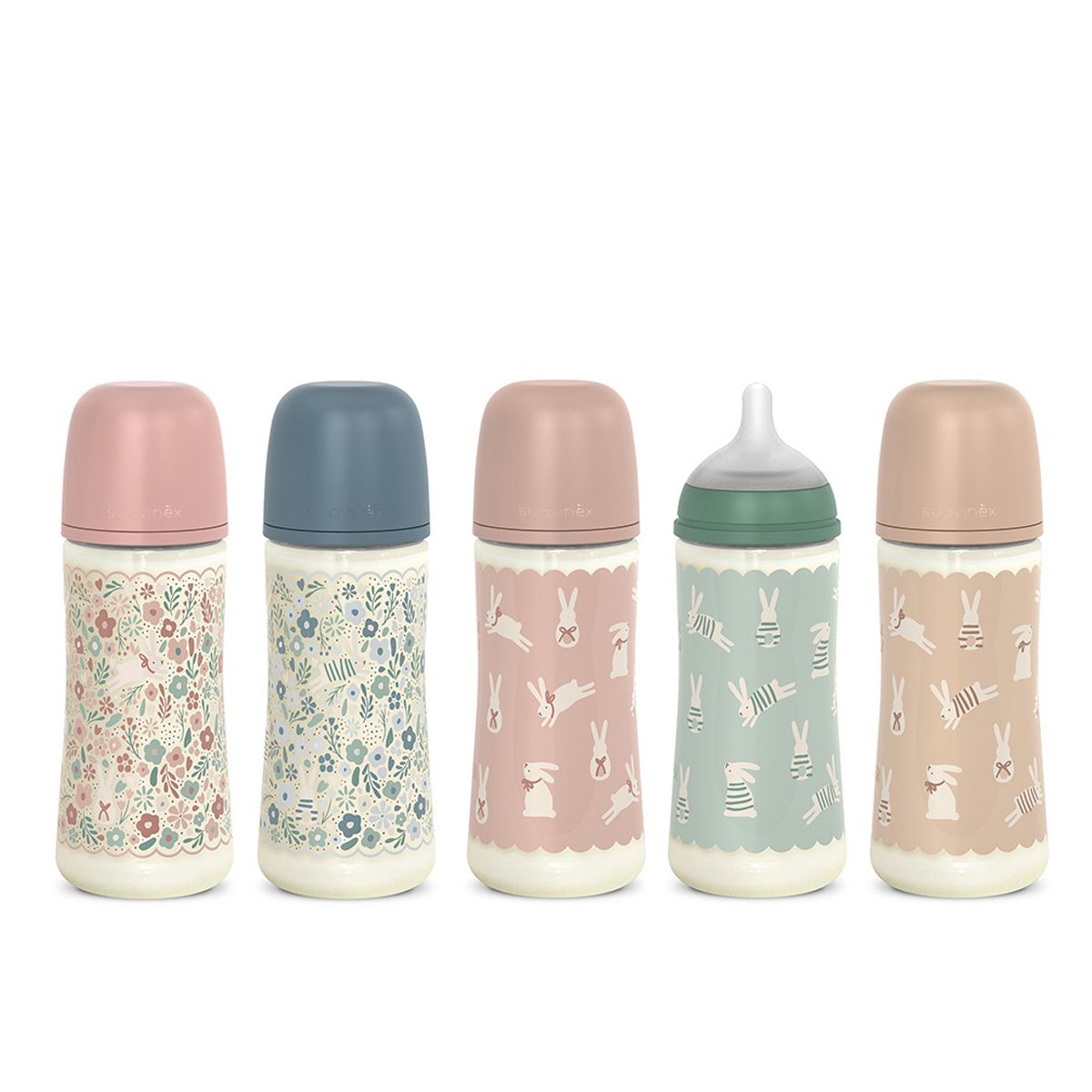SUAVINEX | Dojčenská fľaša WONDERLAND NEW 360ml FYZIOL PRŮTOK L
