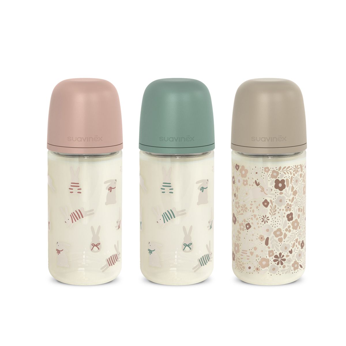 SUAVINEX | Fľaša sklo WONDERLAND NEW 240 ml fyziologická SX PRO +3 MF