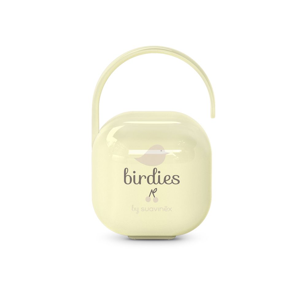 SUAVINEX l Krabička na cumlík BIRDIES - žltá