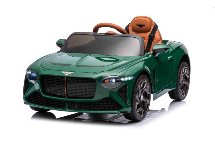 Elektrické autíčko Bentley Bacalar 12V, zelené, Dvere otvárajúce sa nahor, 2.4 GHz diaľkové ovládanie, LED svetlá, USB/Aux Vstup, Odpruženie, Lítiová batéria, 2 X 25W motor, ORIGINÁL licencia
